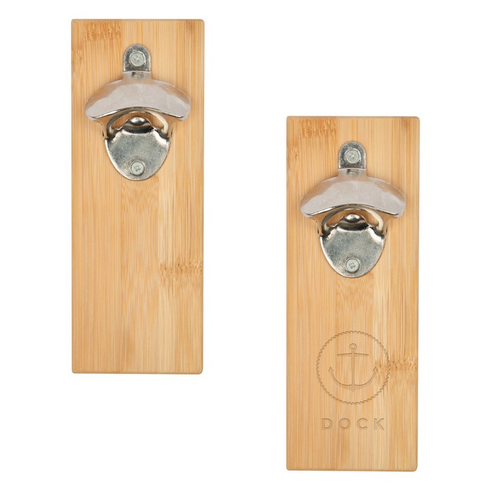 HH75031 Bamboo Wall Mounted Bottle Opener With ...